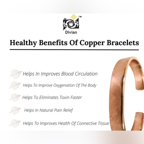PURE COPPER CUFF Therapy Bracelet - Picture 6 of 7